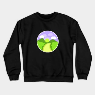 Summer Landscape Crewneck Sweatshirt